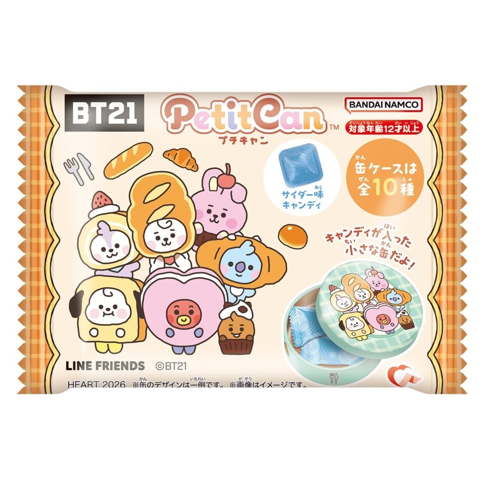 Amazon | ハート プチキャン BT21 10個 BOX 食玩 通販